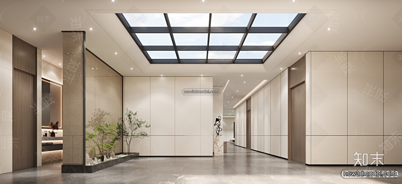 Interior 3D Model of Sales Office – 3D Scene – 104 – CORONA - thumbnail 2