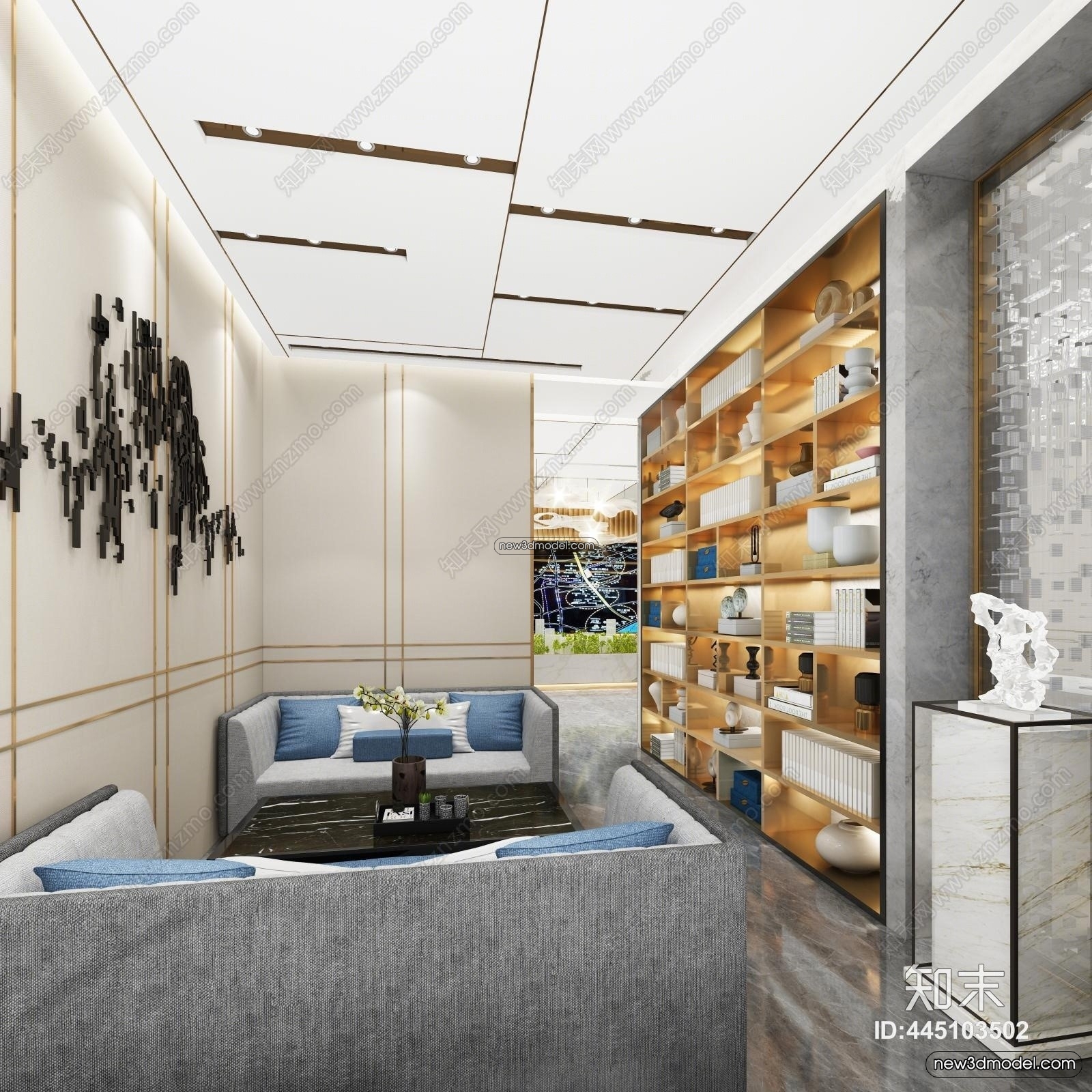 Interior 3D Model of Sales Office – 3D Scene – 142 – VRAY - thumbnail 3