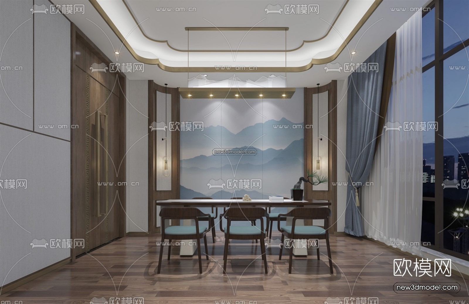 Interior 3D Model of Sales Office – 3D Scene – 146 – VRAY - thumbnail 2