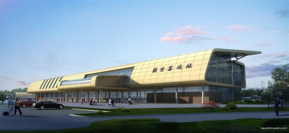 3D Models of Commercial Building – Exterior 3D Scenes – 984 – VRAY - thumbnail 5