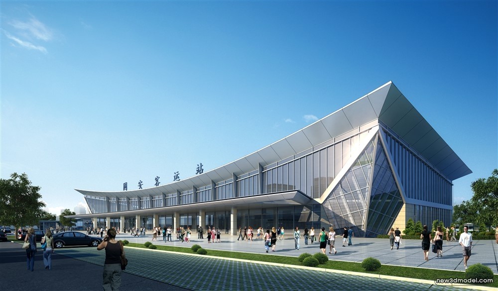 3D Models of Commercial Building – Exterior 3D Scenes – 984 – VRAY - thumbnail 4