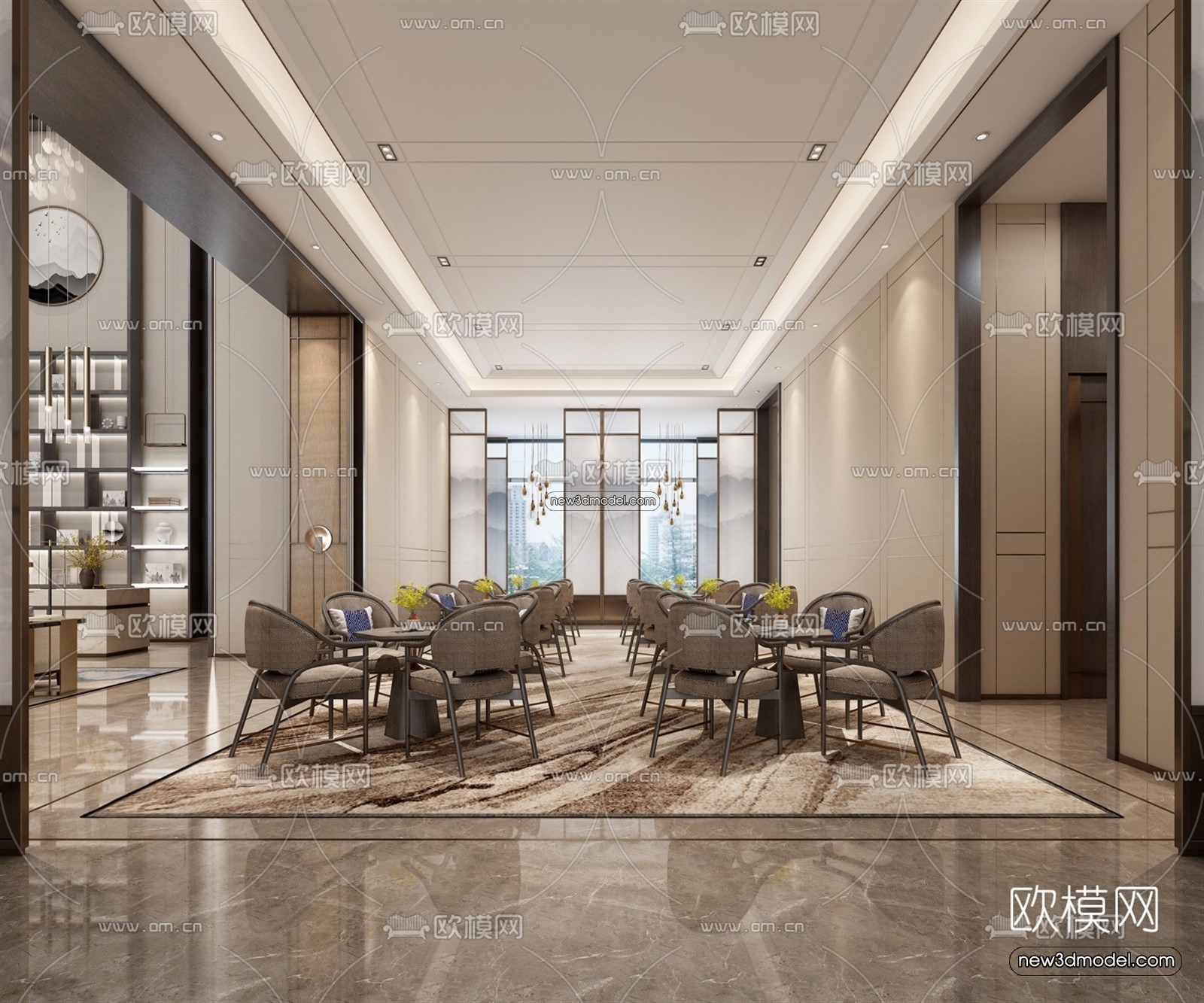 Interior 3D Model of Sales Office – 3D Scene – 148 – VRAY - thumbnail 2