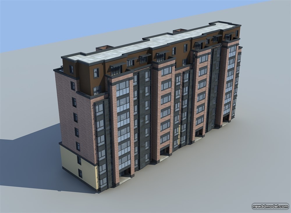 3D Models of Commercial Building – Exterior 3D Scenes – 673 – VRAY - thumbnail 4