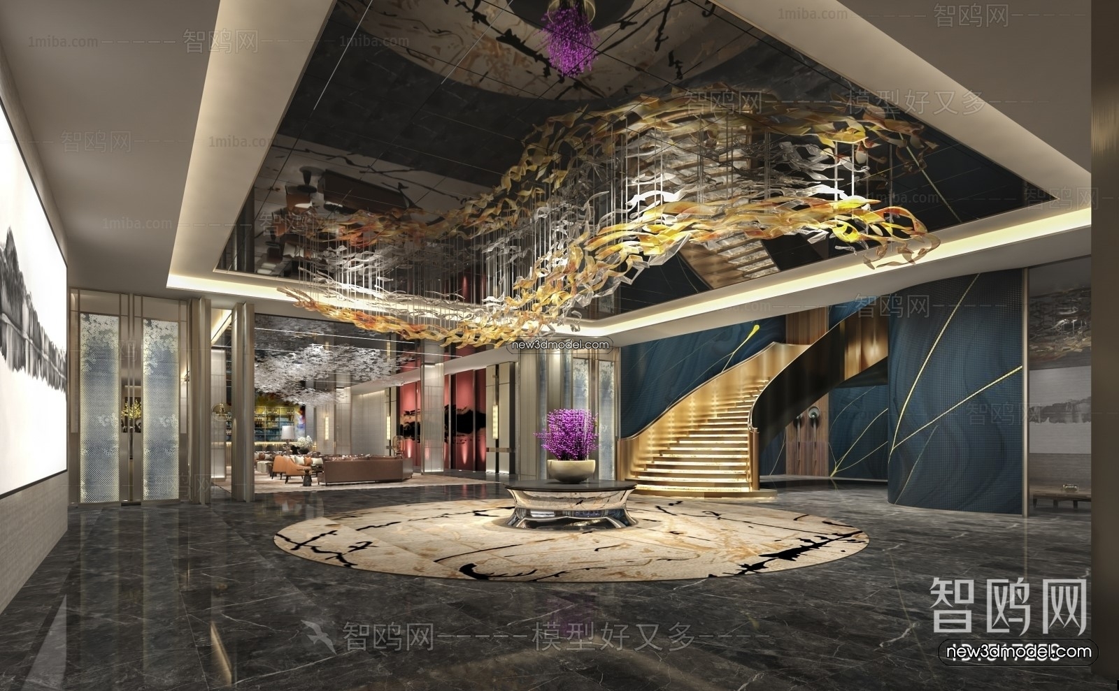 Interior 3D Model of Sales Office – 3D Scene – 012 – VRAY - thumbnail 4