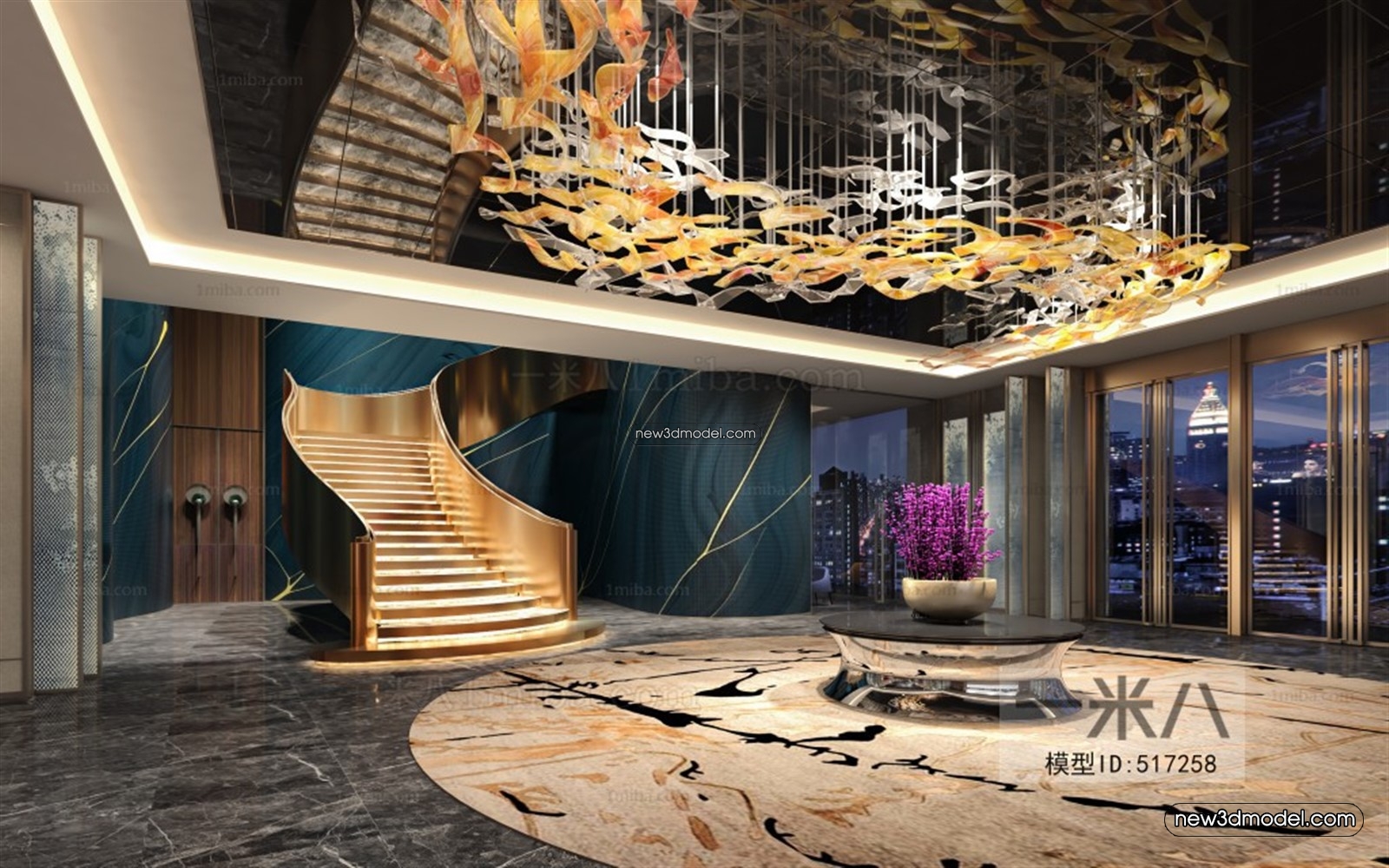 Interior 3D Model of Sales Office – 3D Scene – 012 – VRAY - thumbnail 3