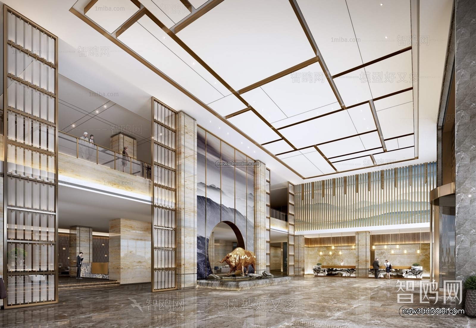Interior 3D Model of Sales Office – 3D Scene – 080 – VRAY - thumbnail 2