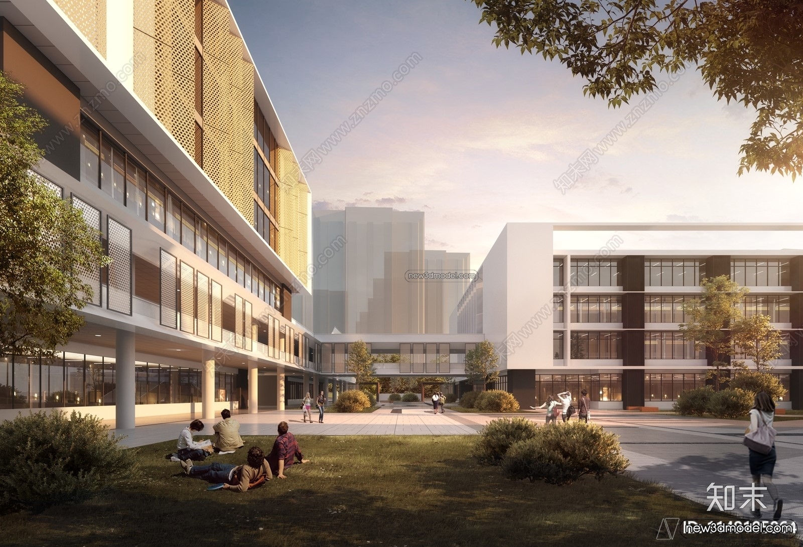 3D Models of Apartment Building – Exterior 3D Scenes – 012 – VRAY - thumbnail 4