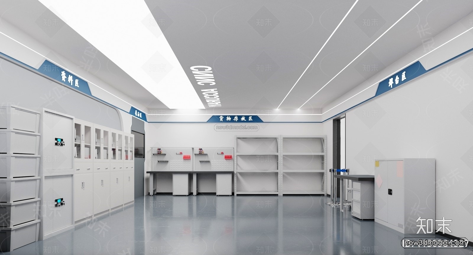Interior 3D Model of Laboratory – 3D Scene – 028 – VRAY - thumbnail 2