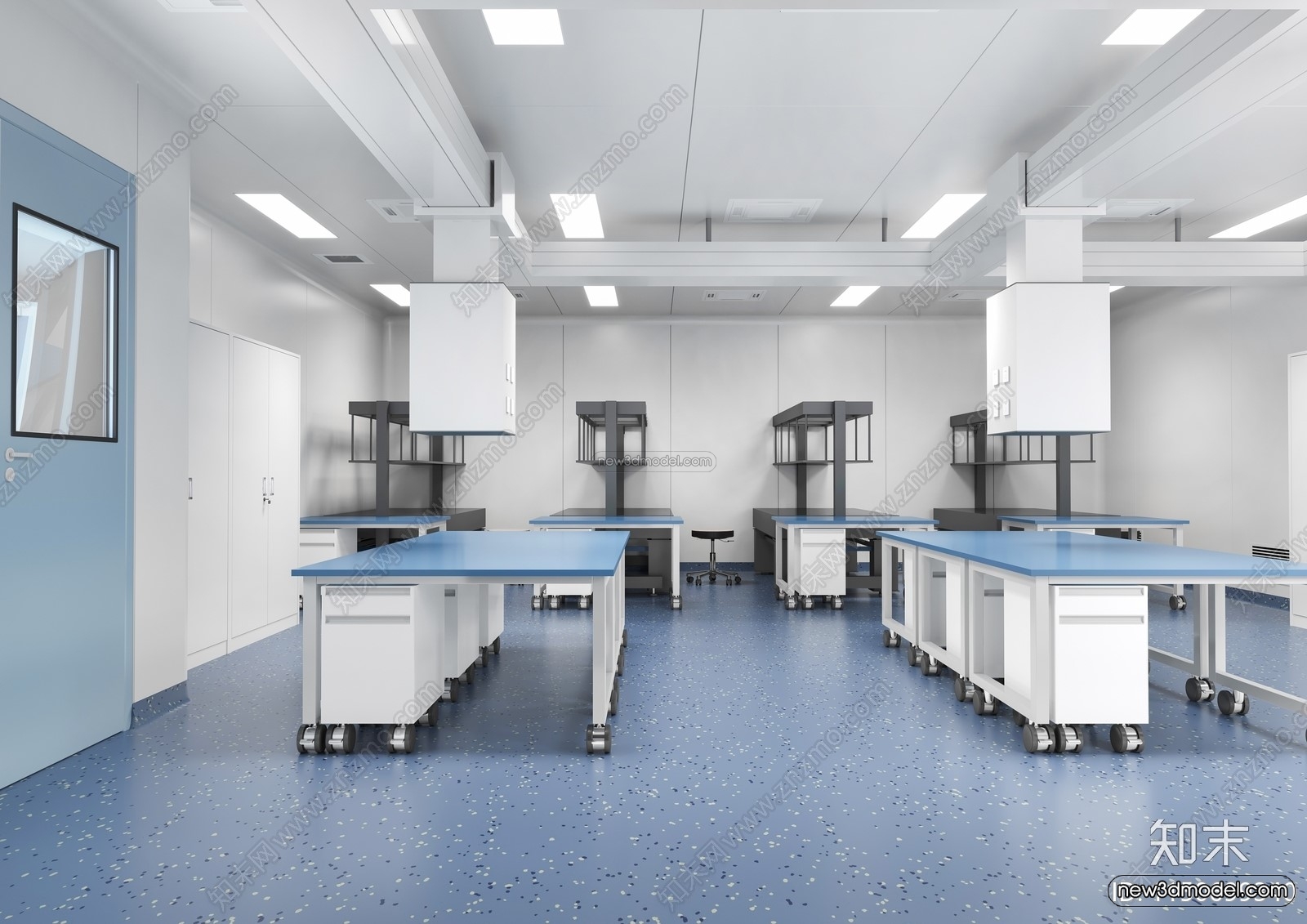 Interior 3D Model of Laboratory – 3D Scene – 040 – CORONA - thumbnail 2