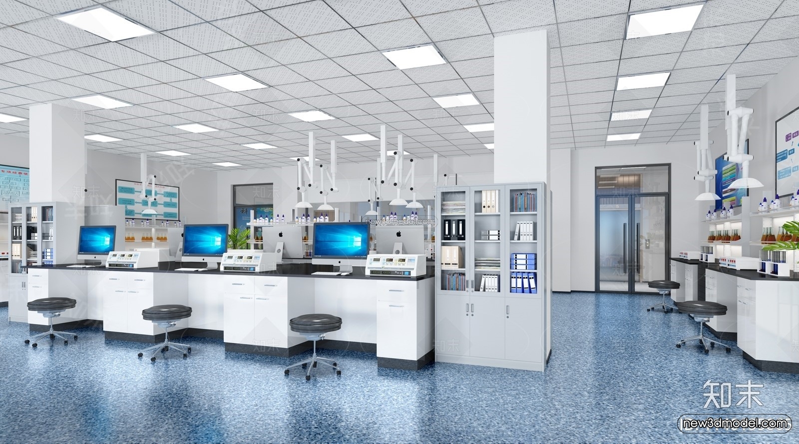 Interior 3D Model of Laboratory – 3D Scene – 051 – VRAY - thumbnail 2