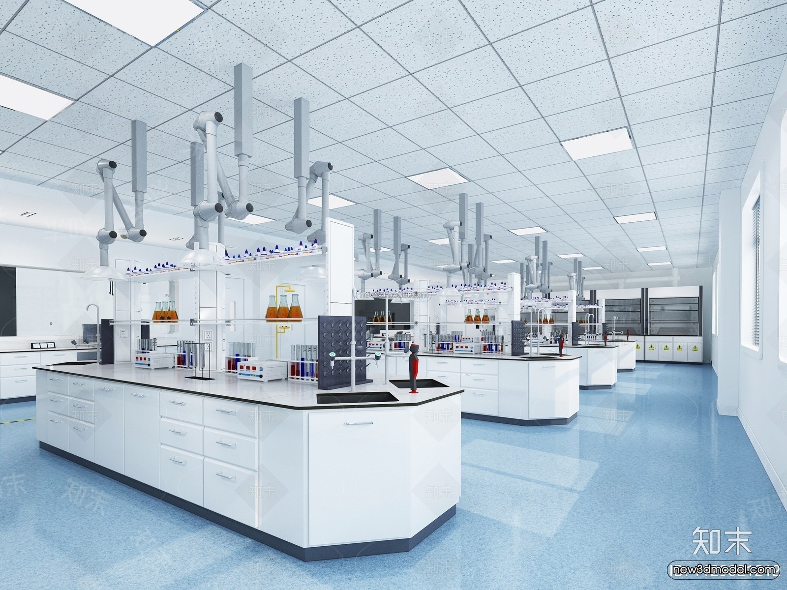 Interior 3D Model of Laboratory – 3D Scene – 059 – VRAY - thumbnail 2