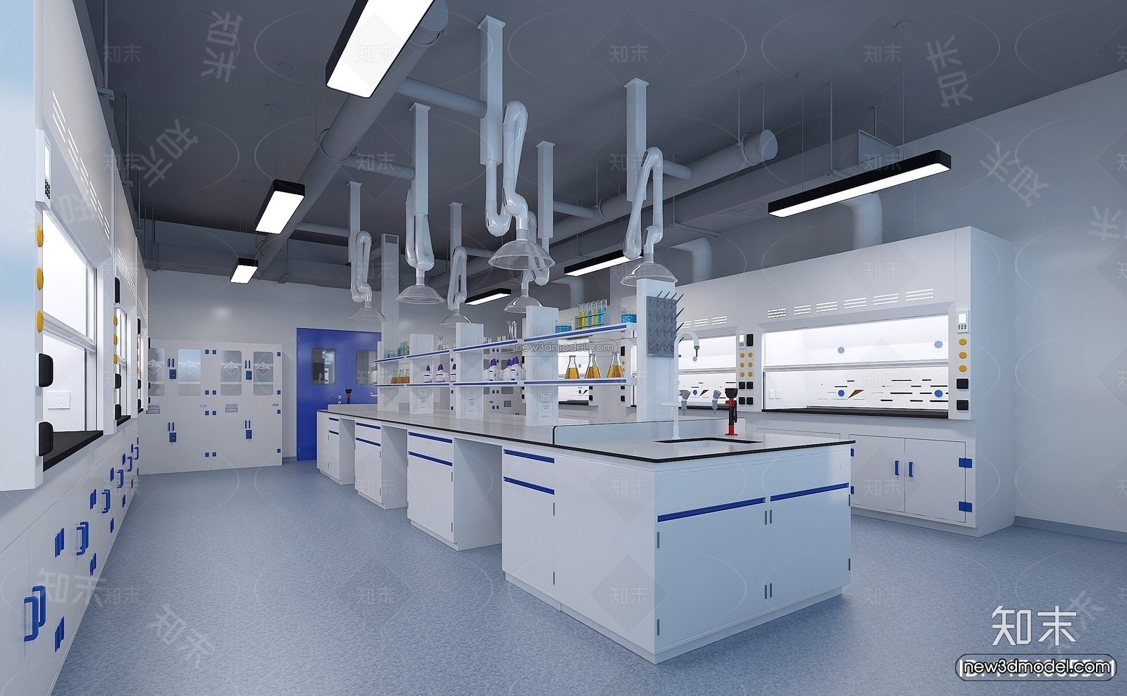 Interior 3D Model of Laboratory – 3D Scene – 063 – VRAY - thumbnail 4
