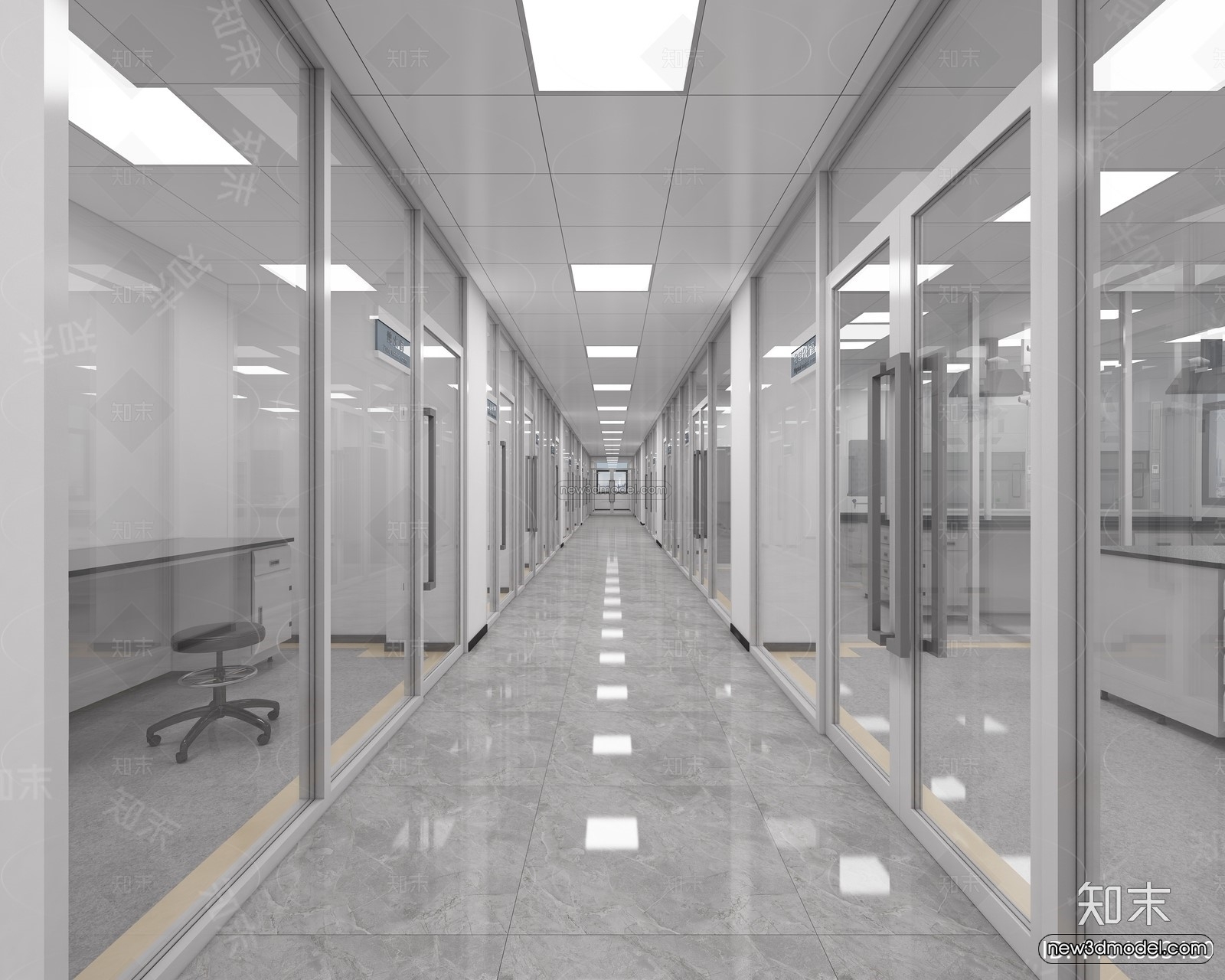 Interior 3D Model of Laboratory – 3D Scene – 069 – VRAY - thumbnail 3