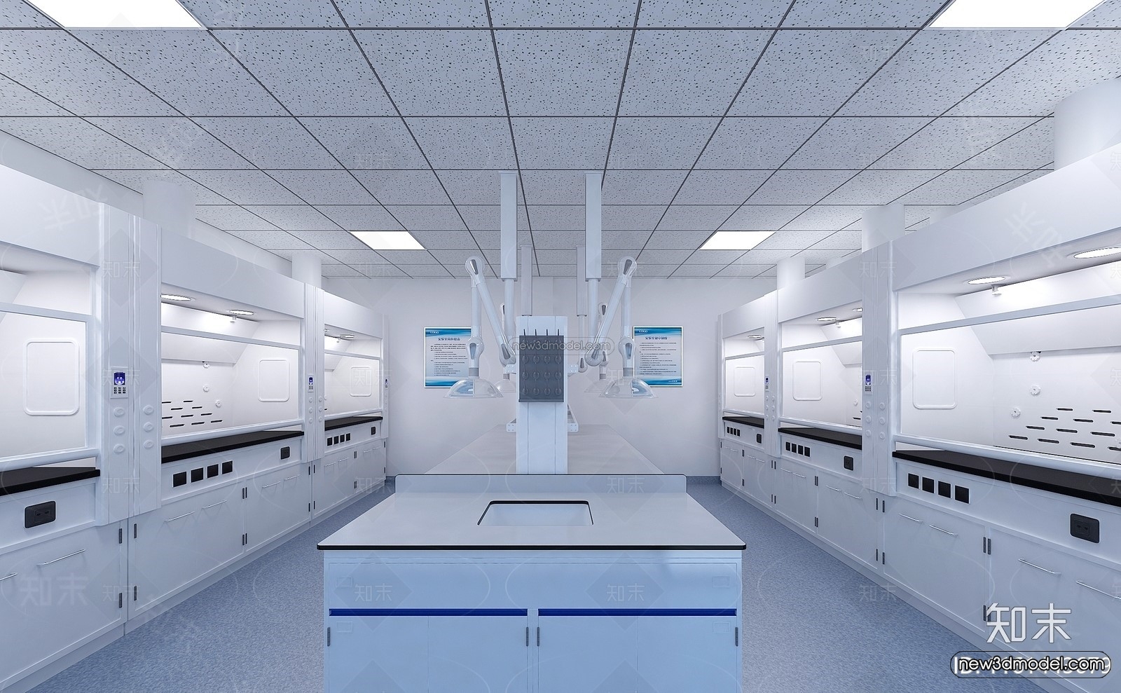 Interior 3D Model of Laboratory – 3D Scene – 078 – VRAY - thumbnail 2