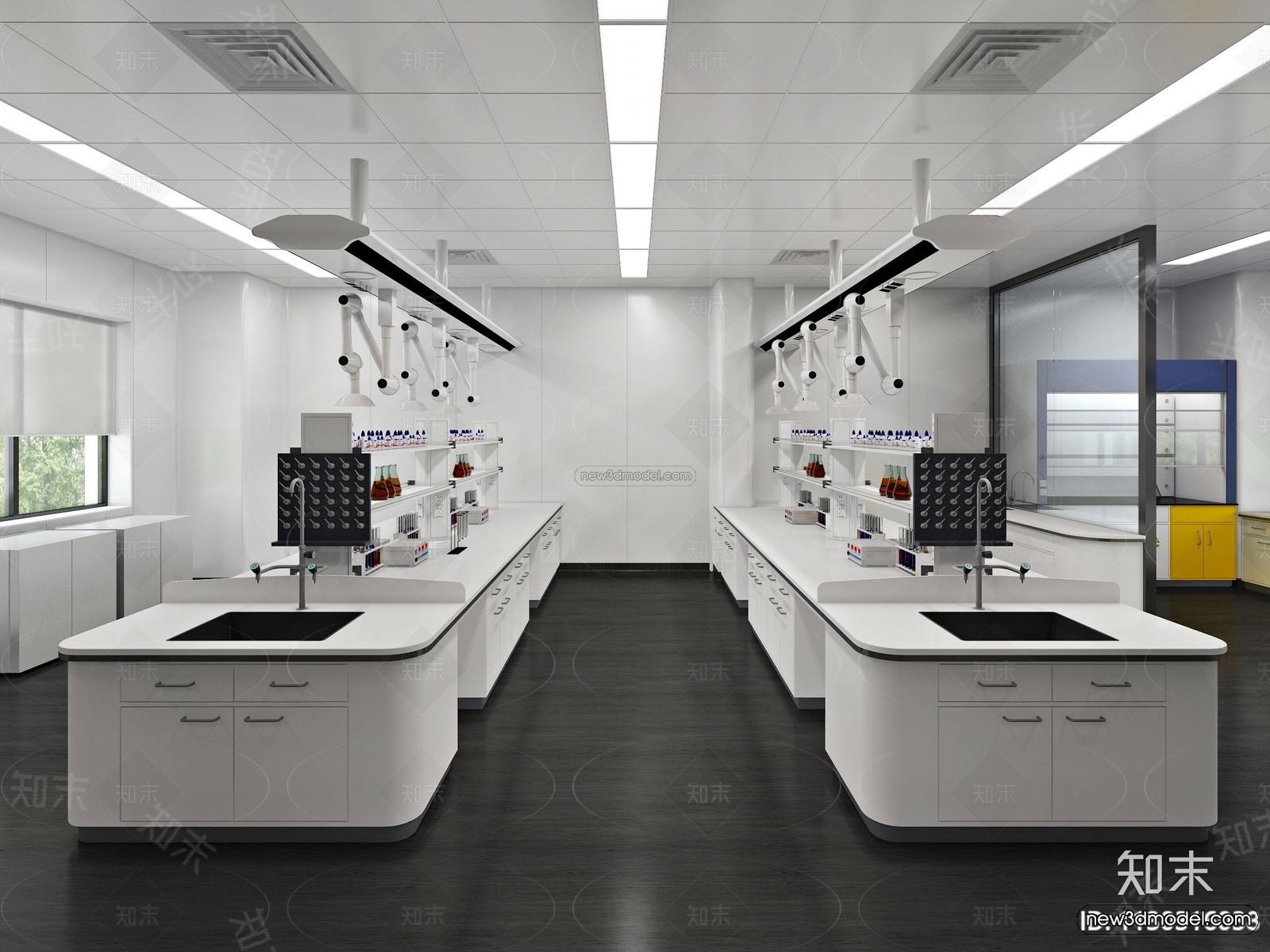Interior 3D Model of Laboratory – 3D Scene – 107 – VRAY - thumbnail 2