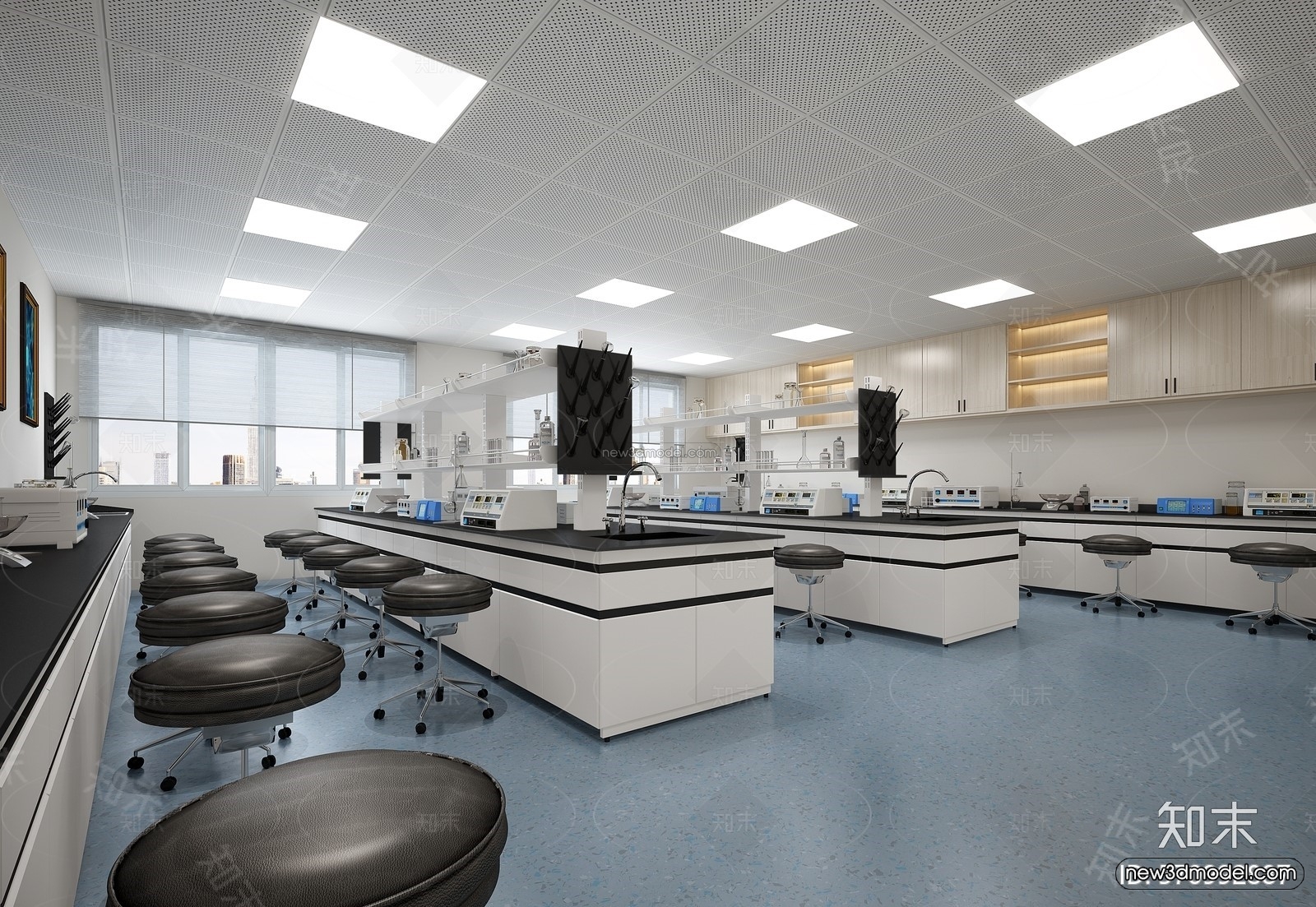 Interior 3D Model of Laboratory – 3D Scene – 110 – VRAY - thumbnail 3