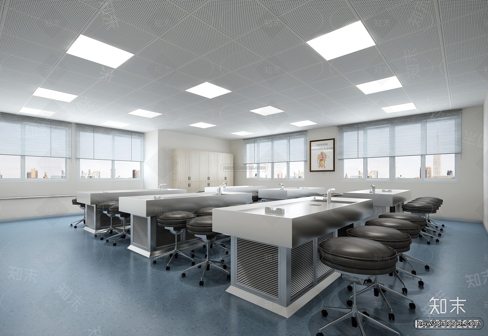 Interior 3D Model of Laboratory – 3D Scene – 110 – VRAY - thumbnail 2