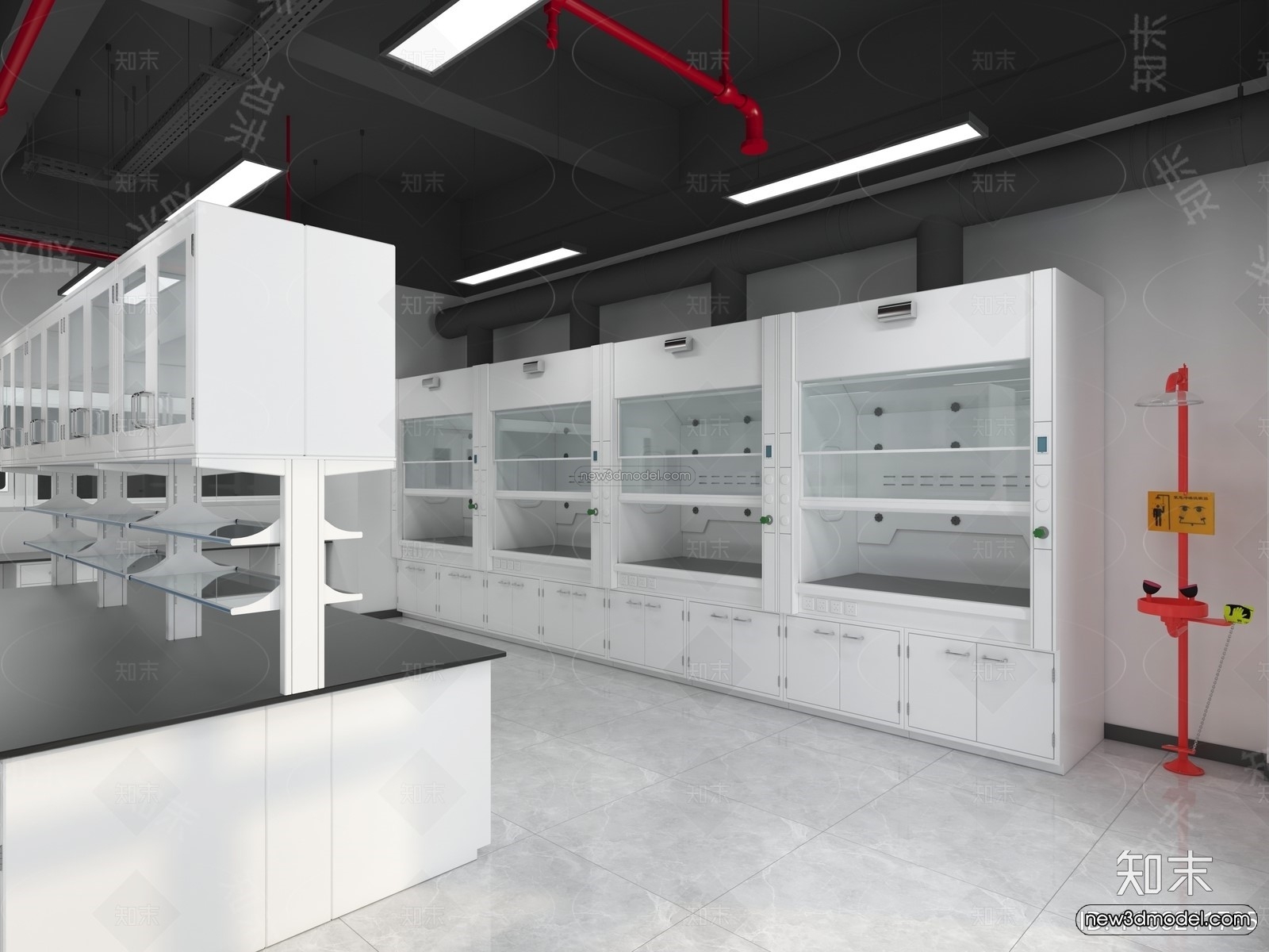 Interior 3D Model of Laboratory – 3D Scene – 114 – VRAY - thumbnail 4
