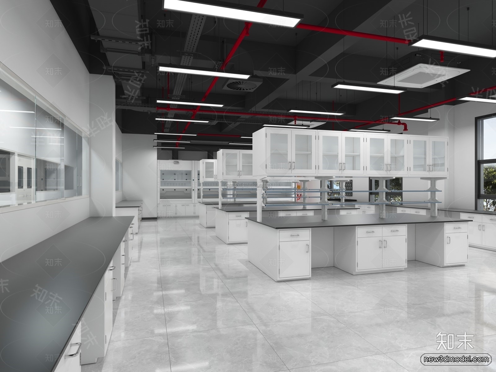 Interior 3D Model of Laboratory – 3D Scene – 114 – VRAY - thumbnail 3
