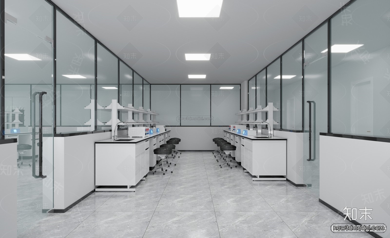 Interior 3D Model of Laboratory – 3D Scene – 015 – VRAY - thumbnail 3