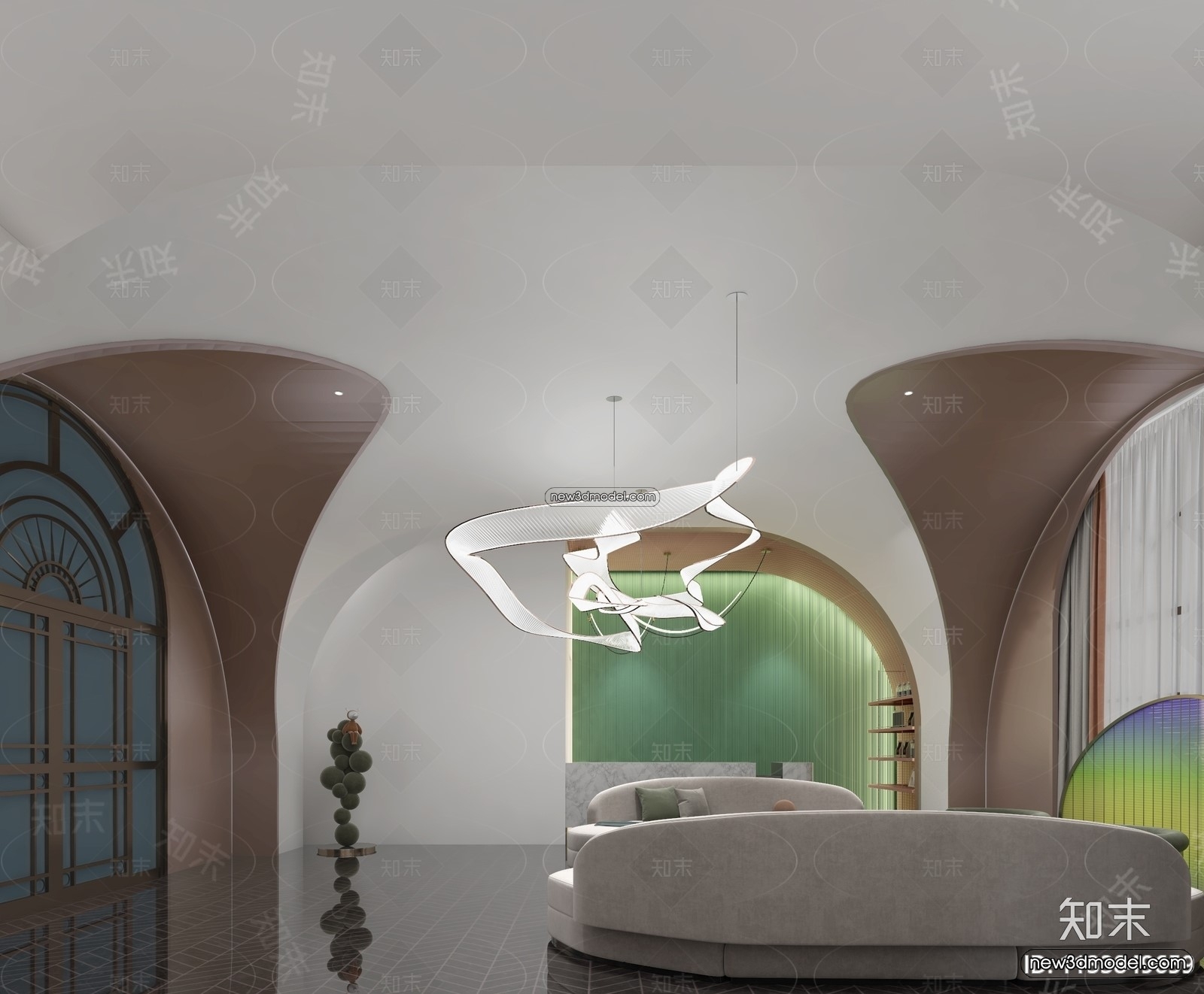 3D Model of Wedding Hall – 3D Scene – 097 – VRAY - thumbnail 4