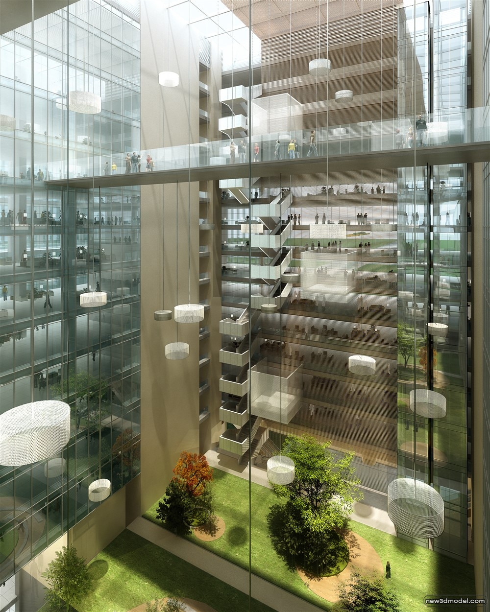 3D Models of Commercial Building – Exterior 3D Scenes – 582 – VRAY - thumbnail 4
