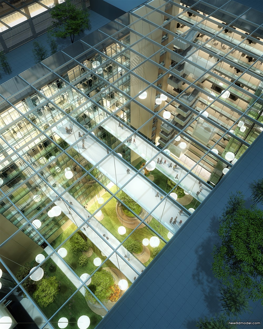 3D Models of Commercial Building – Exterior 3D Scenes – 582 – VRAY - thumbnail 5