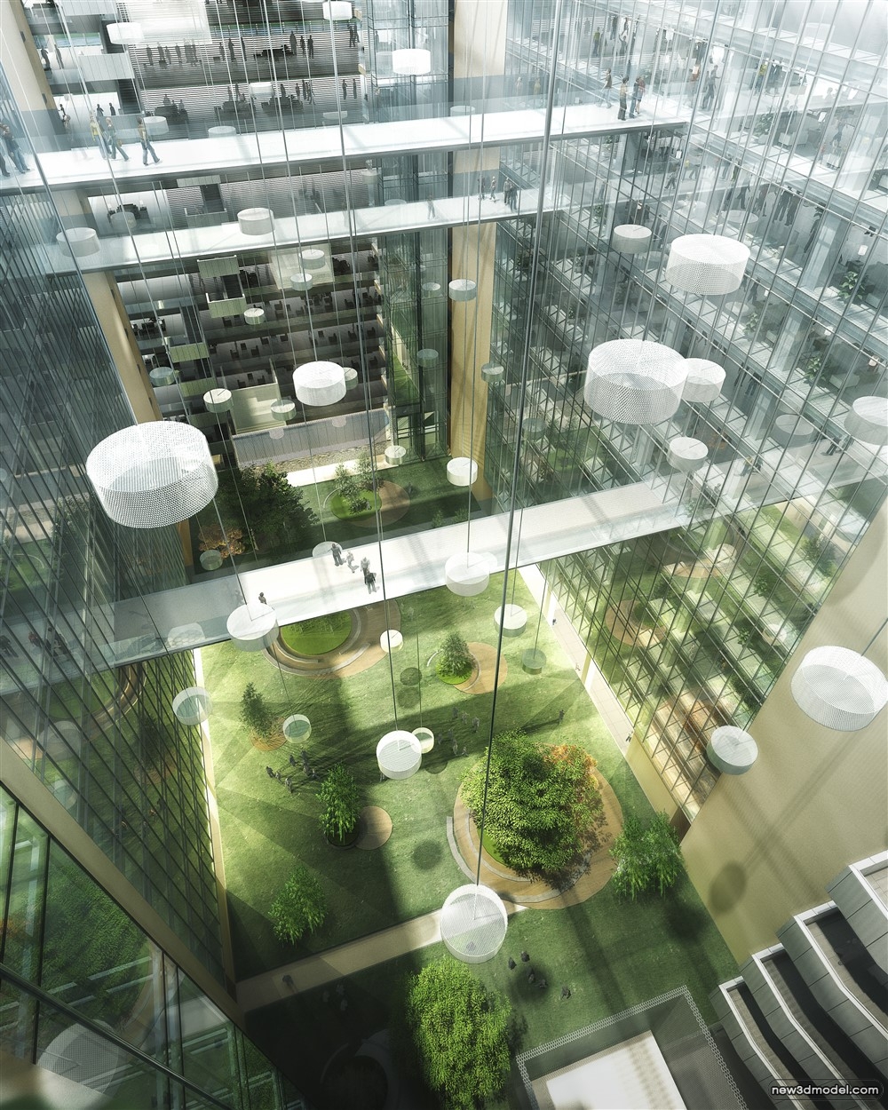 3D Models of Commercial Building – Exterior 3D Scenes – 582 – VRAY - thumbnail 3