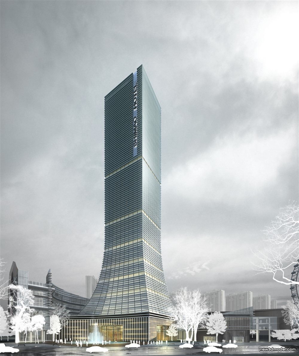 3D Models of Commercial Building – Exterior 3D Scenes – 693 – VRAY - thumbnail 5