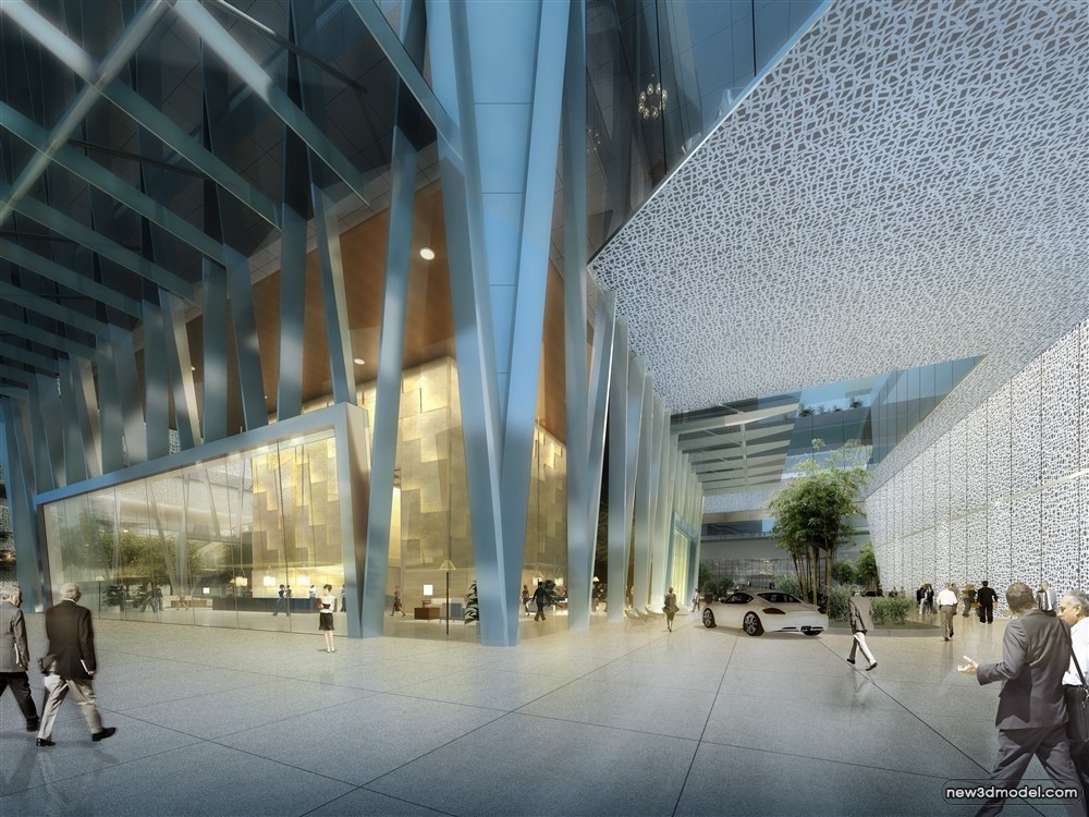3D Models of Commercial Building – Exterior 3D Scenes – 700 – VRAY - thumbnail 5
