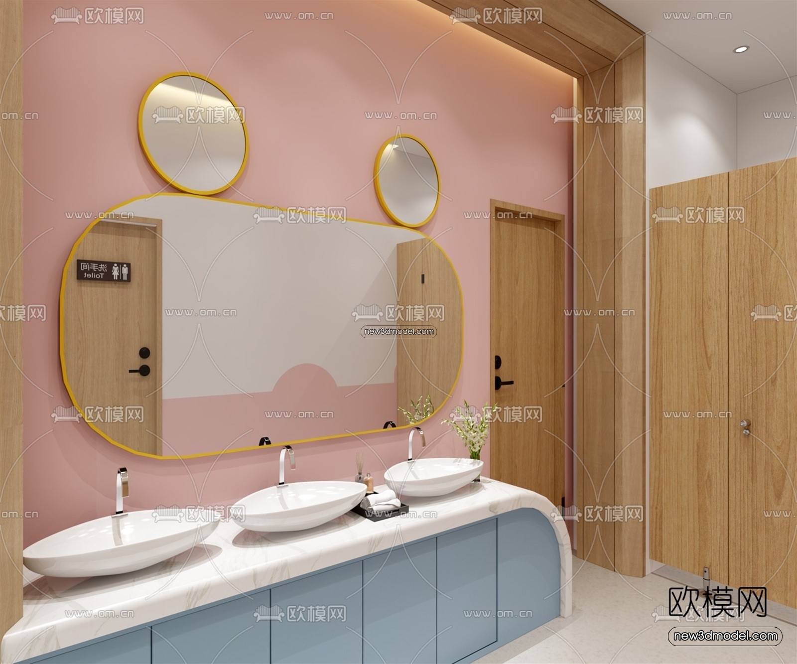 Interior 3D Model of Kindergarten – 3D Scene – 089 – VRAY - thumbnail 3