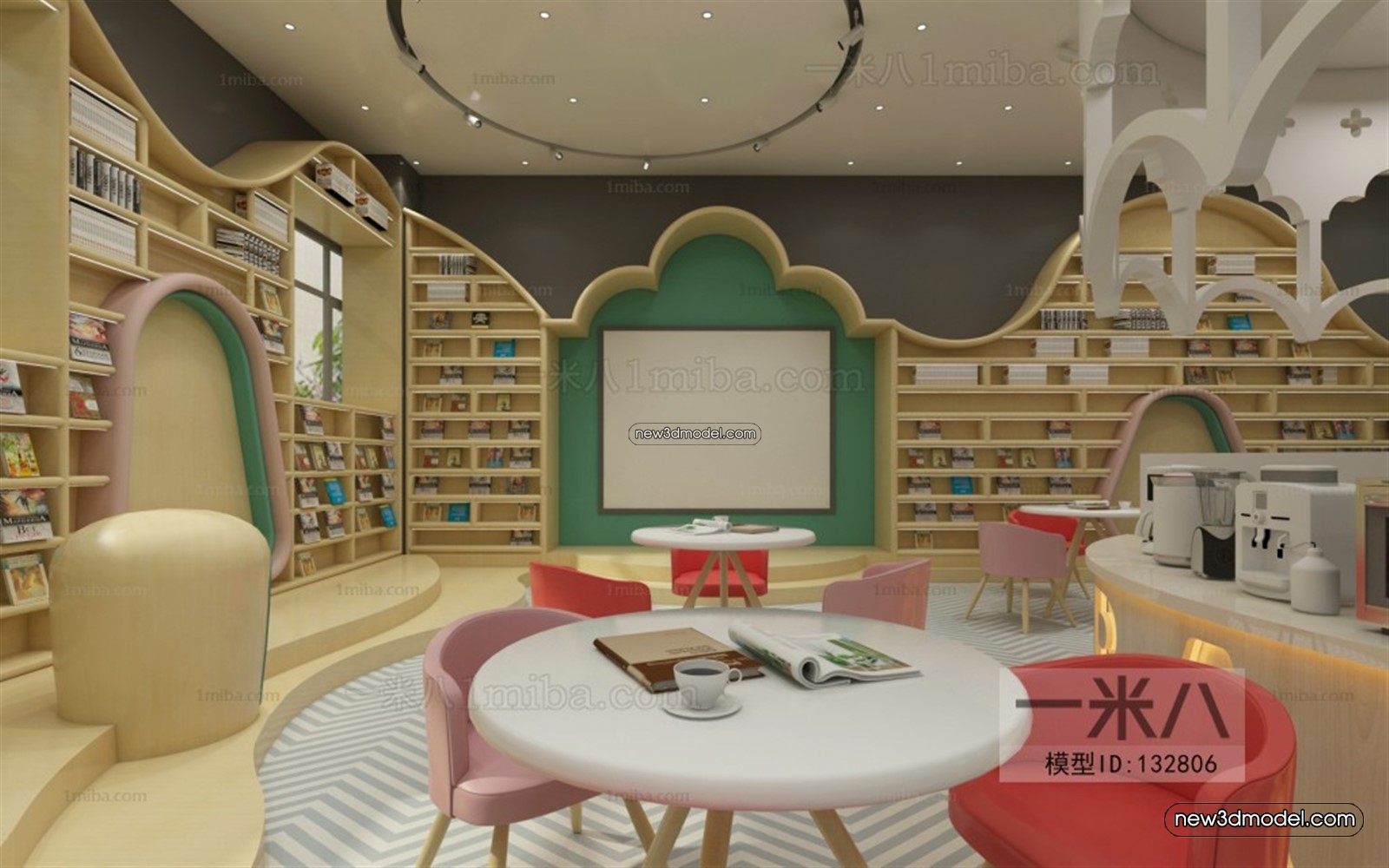 Interior 3D Model of Kindergarten – 3D Scene – 126 – VRAY - thumbnail 2