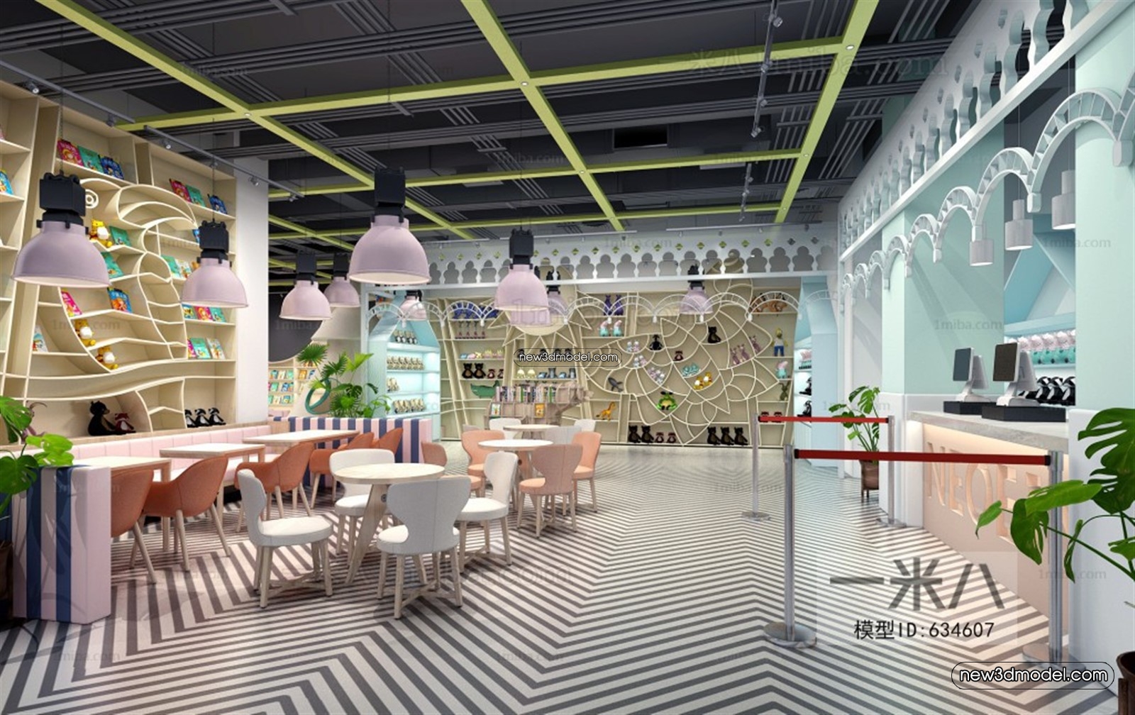 Interior 3D Model of Kindergarten – 3D Scene – 127 – VRAY - thumbnail 2