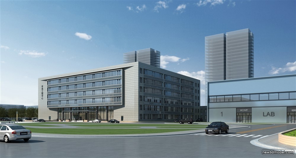 3D Models of Commercial Building – Exterior 3D Scenes – 741 – VRAY - thumbnail 5