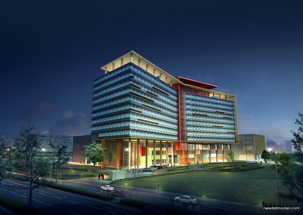 3D Models of Commercial Building – Exterior 3D Scenes – 743 – VRAY - thumbnail 4