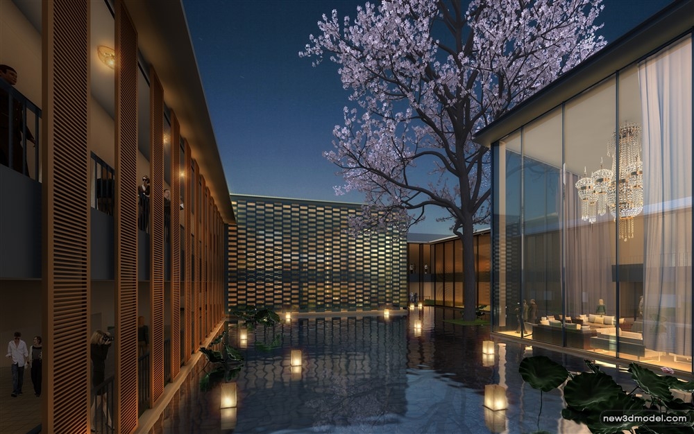 3D Models of Commercial Building – Exterior 3D Scenes – 547 – VRAY - thumbnail 2