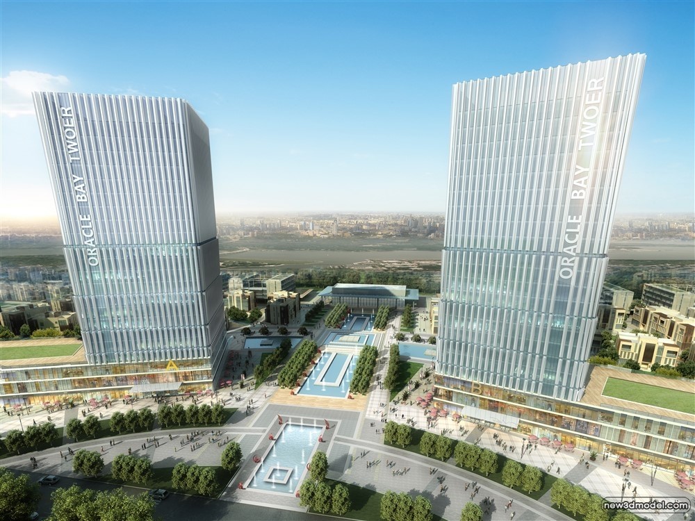 3D Models of Commercial Building – Exterior 3D Scenes – 745 – VRAY - thumbnail 4
