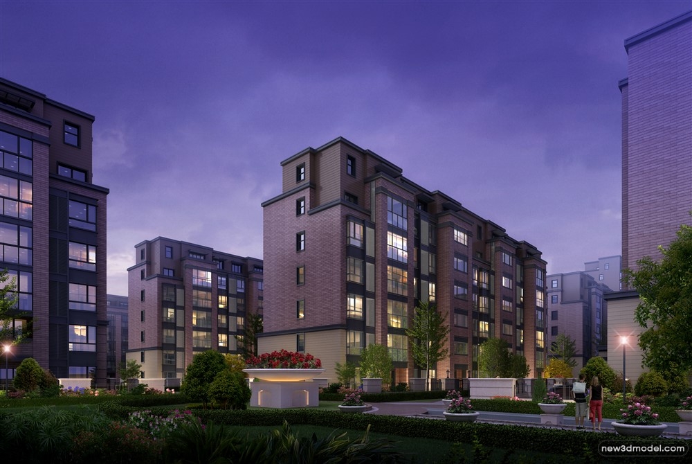 3D Models of Commercial Building – Exterior 3D Scenes – 539 – VRAY - thumbnail 5