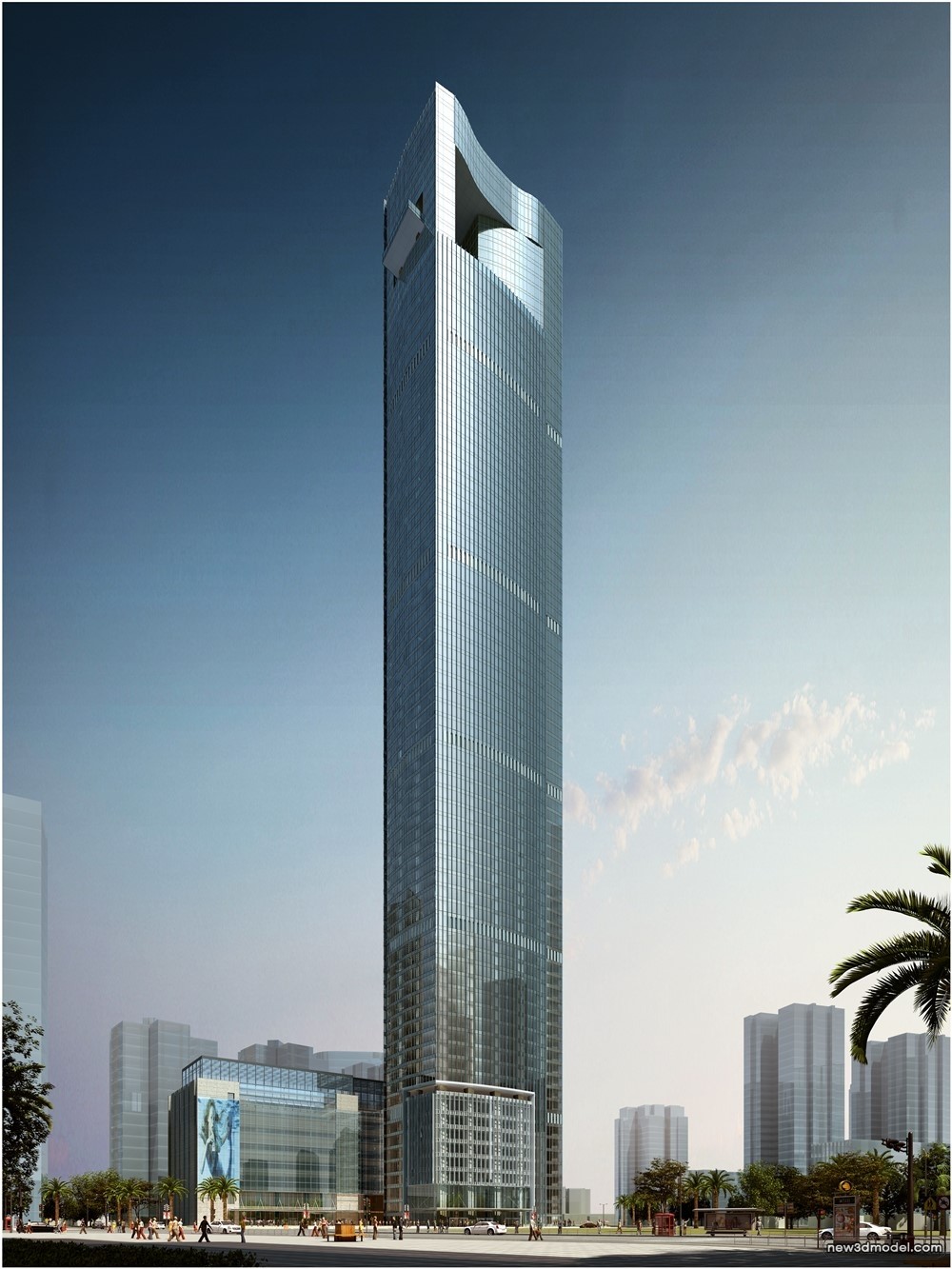 3D Models of Commercial Building – Exterior 3D Scenes – 755 – VRAY - thumbnail 4