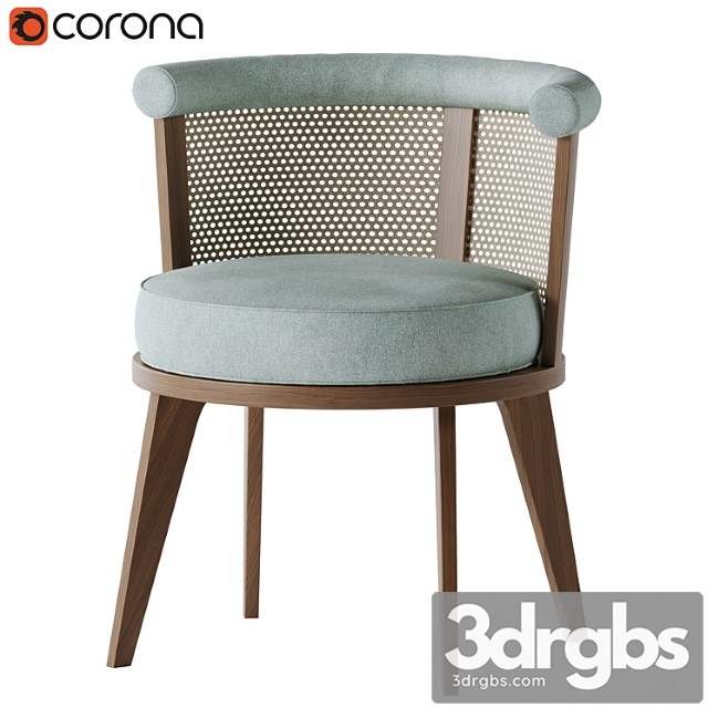 George Dining Chair 3dsmax Download - thumbnail 1