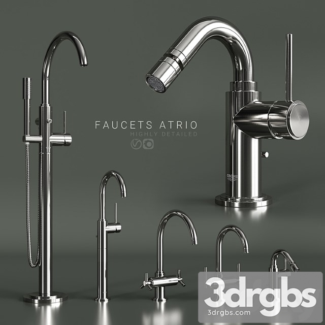 Faucets Grohe Atrio 3dsmax Download - thumbnail 1