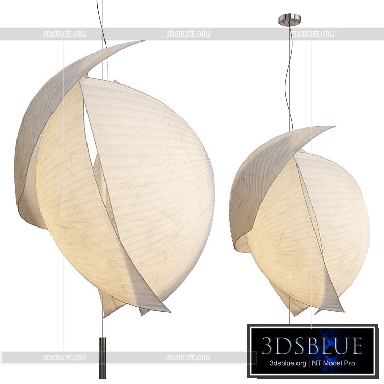VOILES – Suspended lights from GROK 3DS Max - thumbnail 3