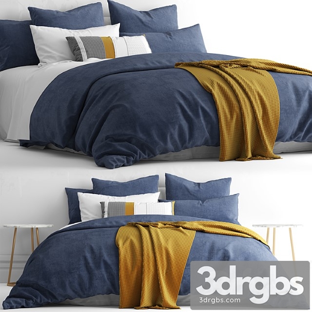 Bed from bedding adairs australia_3 2 3dsmax Download - thumbnail 1