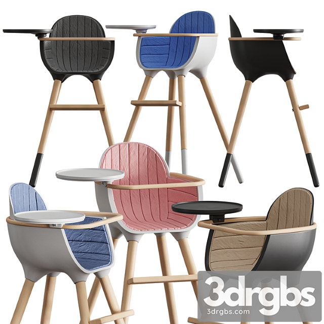 Ovo high chair by micuna 3dsmax Download - thumbnail 1
