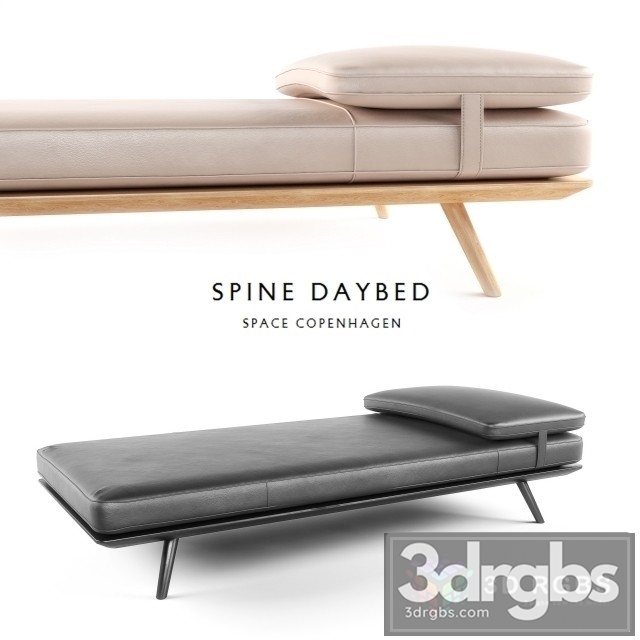 Spine Daybed 3dsmax Download - thumbnail 1