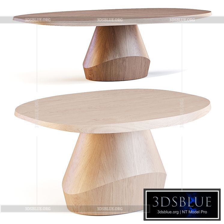 Collection Particulière: YAB – Dining Tables 3DS Max - thumbnail 3