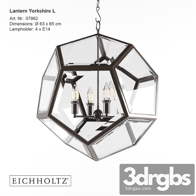 Eichholtz Lantern Yorkshire 3dsmax Download - thumbnail 1