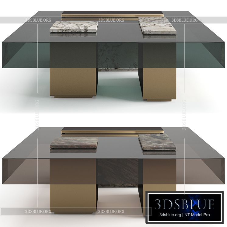 Visionnaire Marty coffee table 3DS Max - thumbnail 3