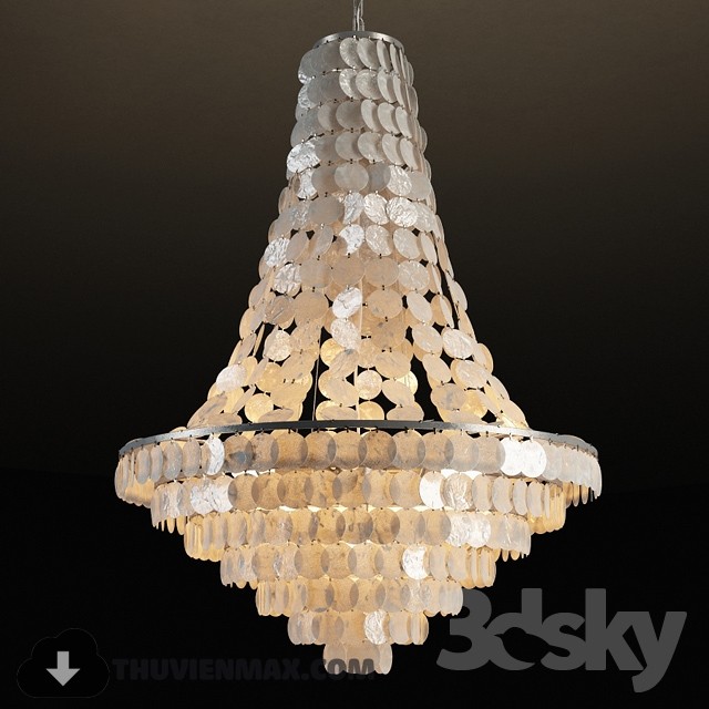 GRAMERCY HOME – WILLIE CHANDELIER CH079-5 3DS Max - thumbnail 3