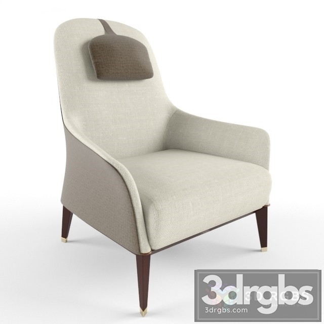 Normal Wing Chair Giorgetti 3dsmax Download - thumbnail 1